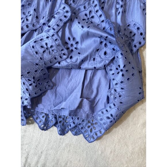 Women’s Zara Embroidered Eyelet Cut Out Dress Size Small - Picture 11 of 15